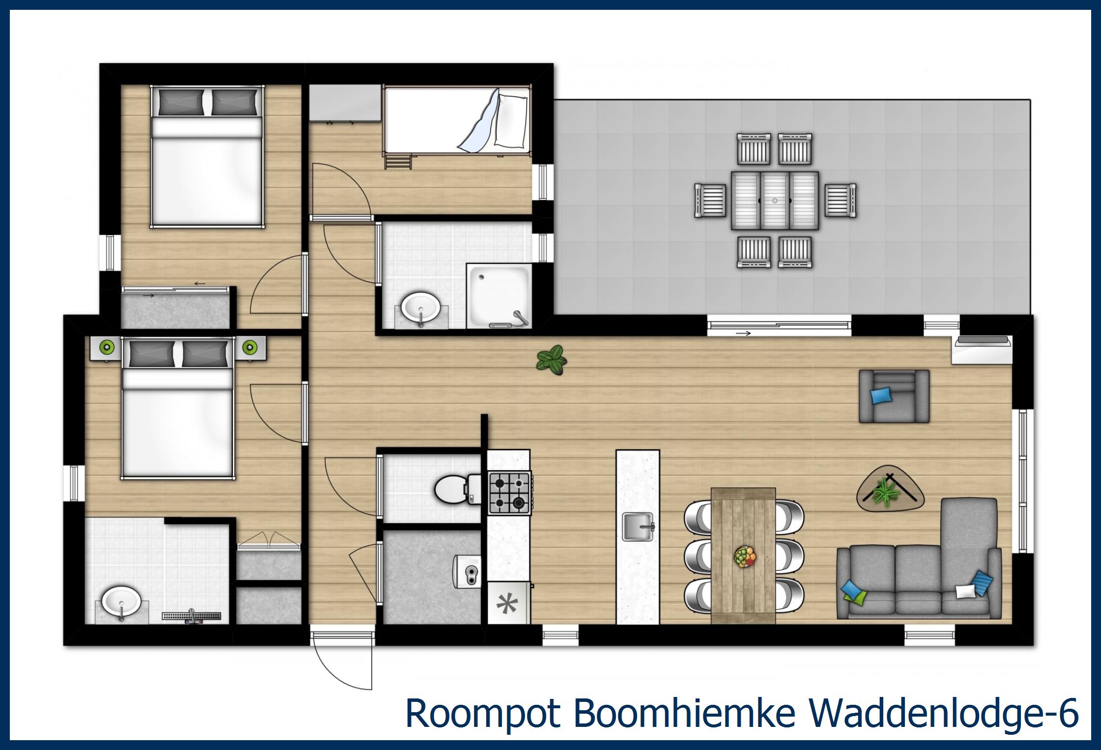Lodge Waddenlodge-6 in Boomhiemke