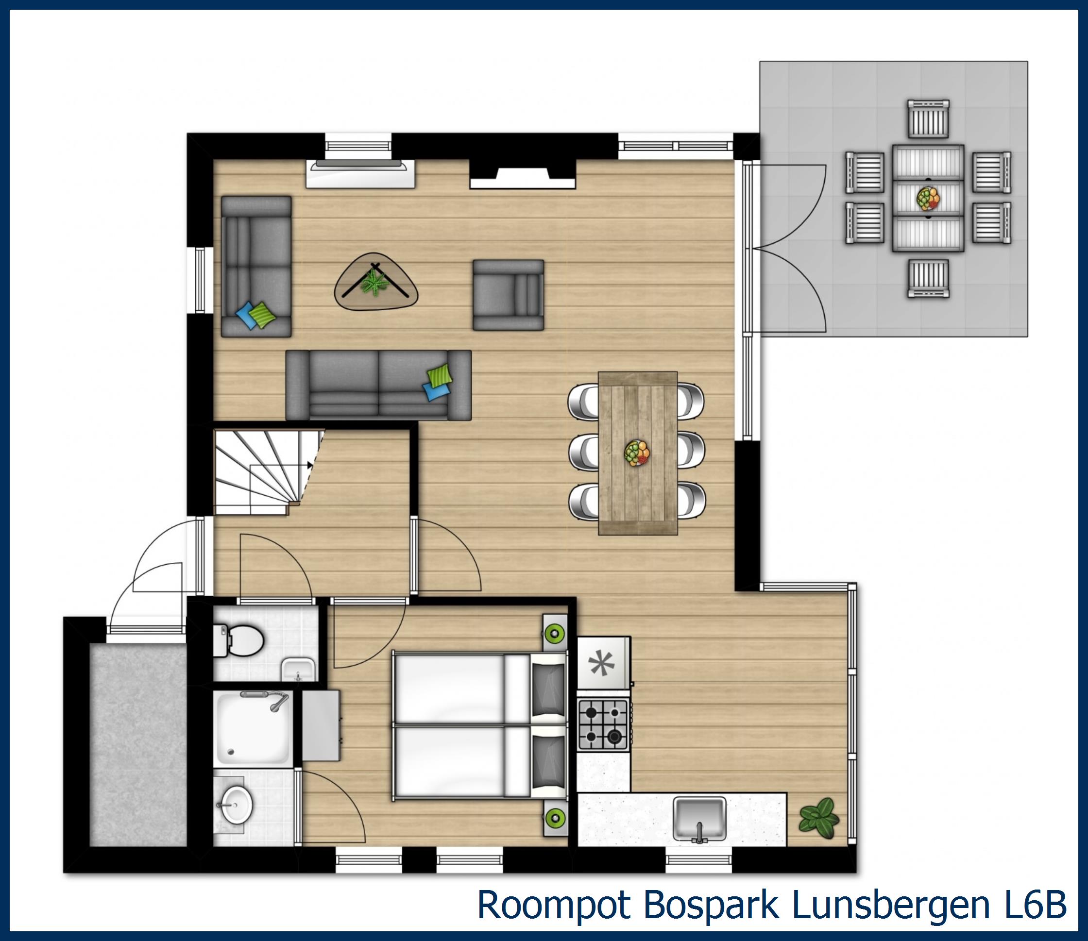 Bungalow L6B in Bospark Lunsbergen