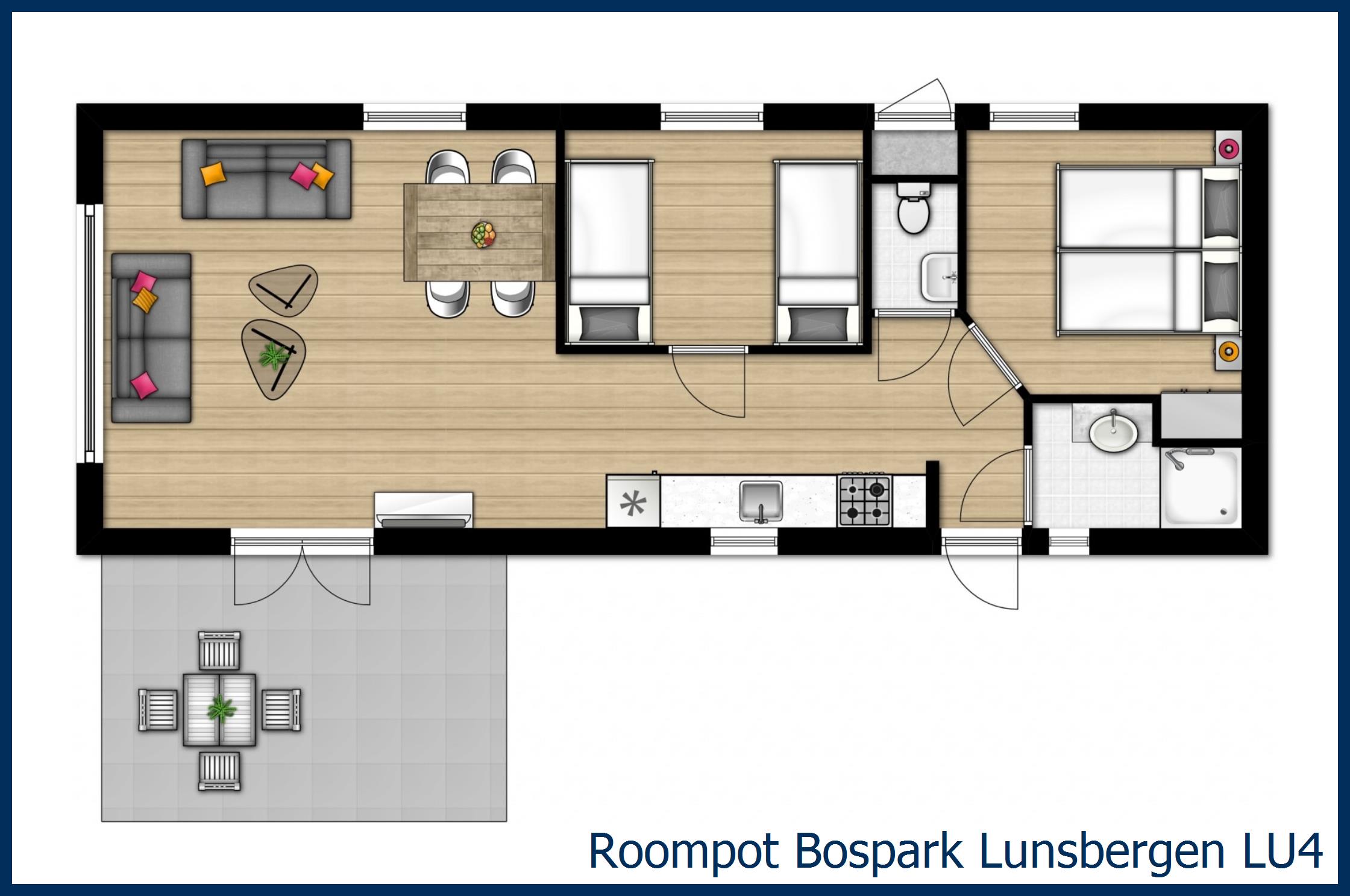 Chalet LU4 in Bospark Lunsbergen