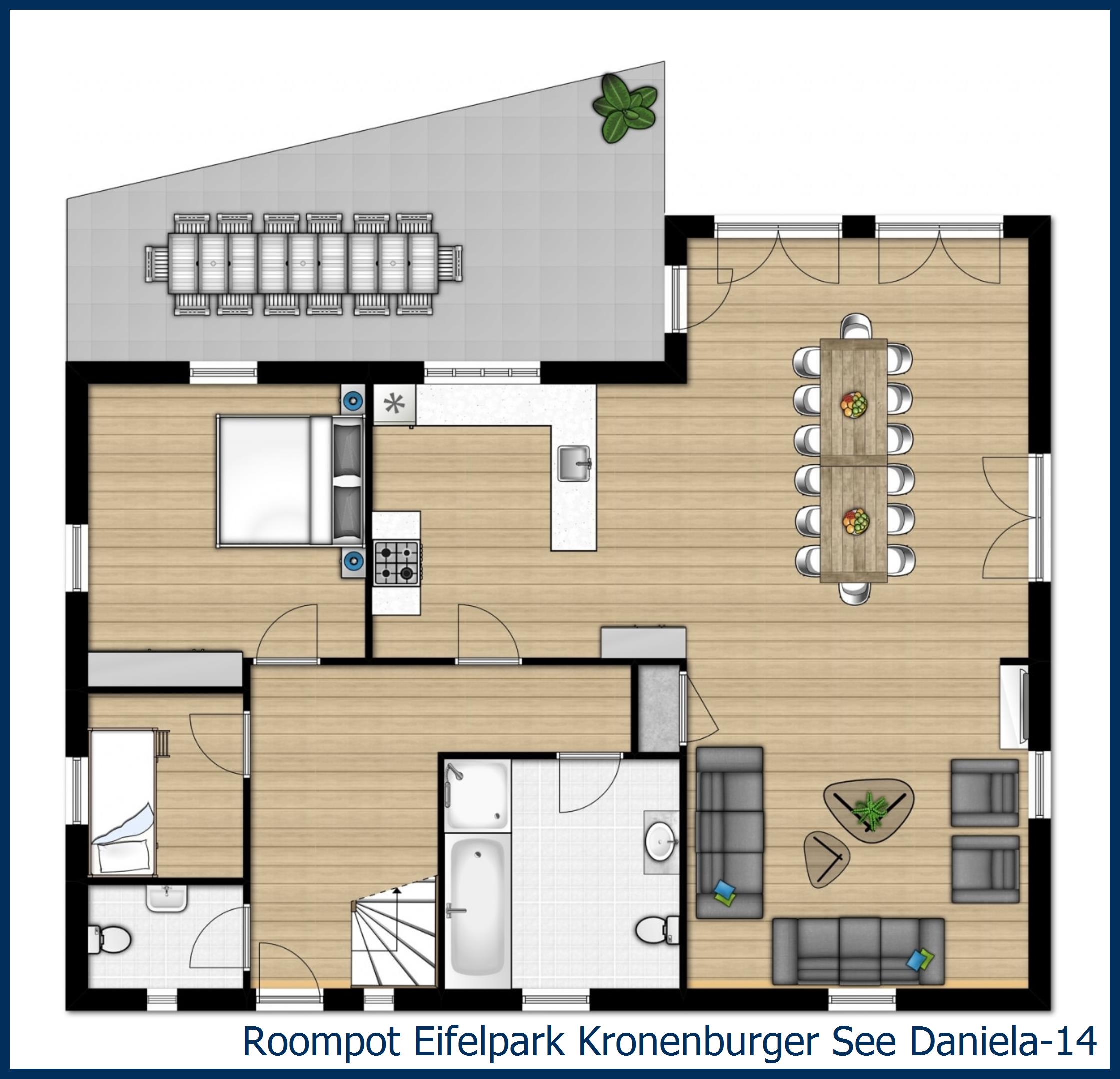Bungalow Daniela-14 in Eifelpark Kronenburger See