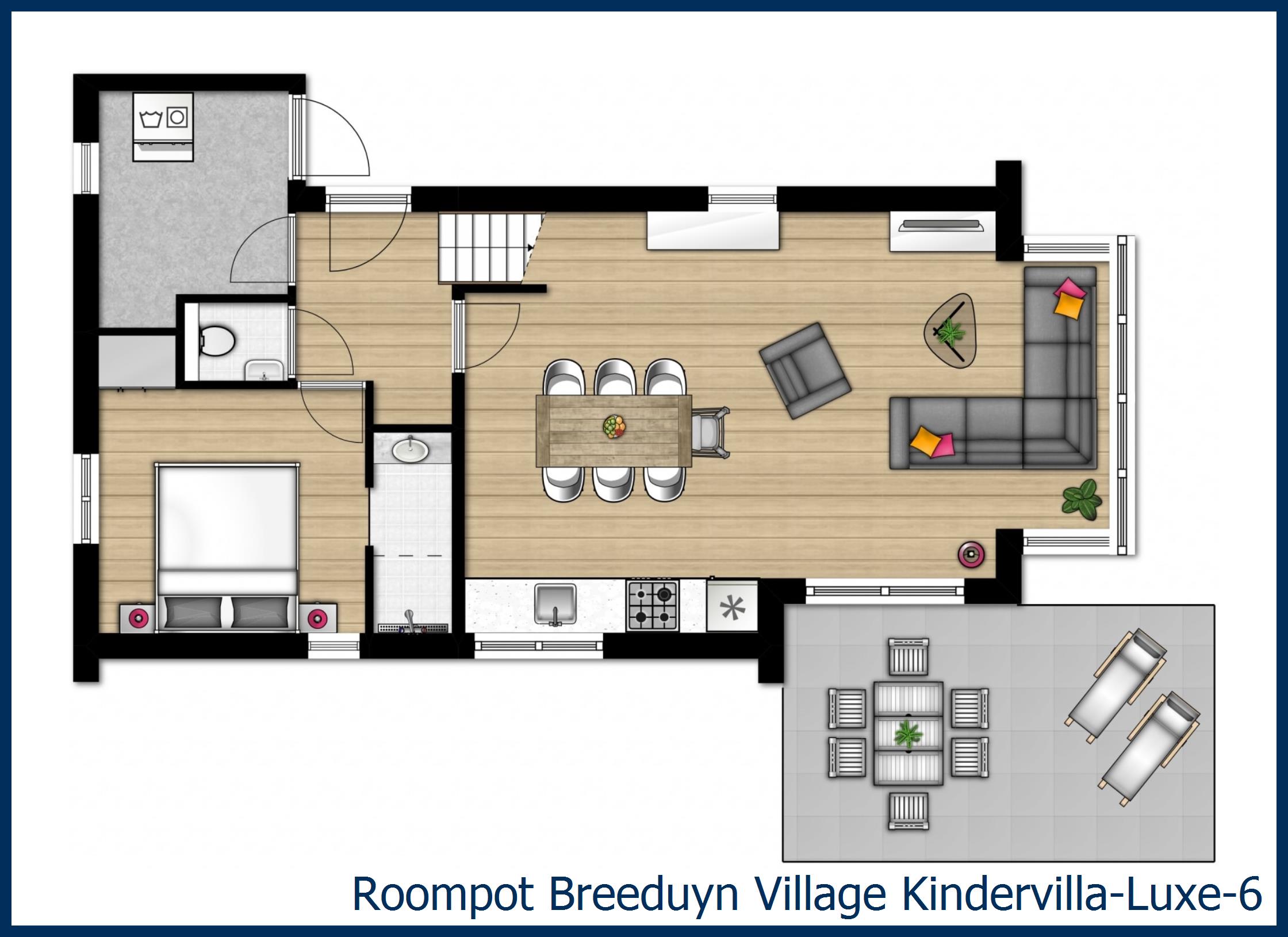 Villa Kindervilla-Luxe-6 in Breeduyn Village