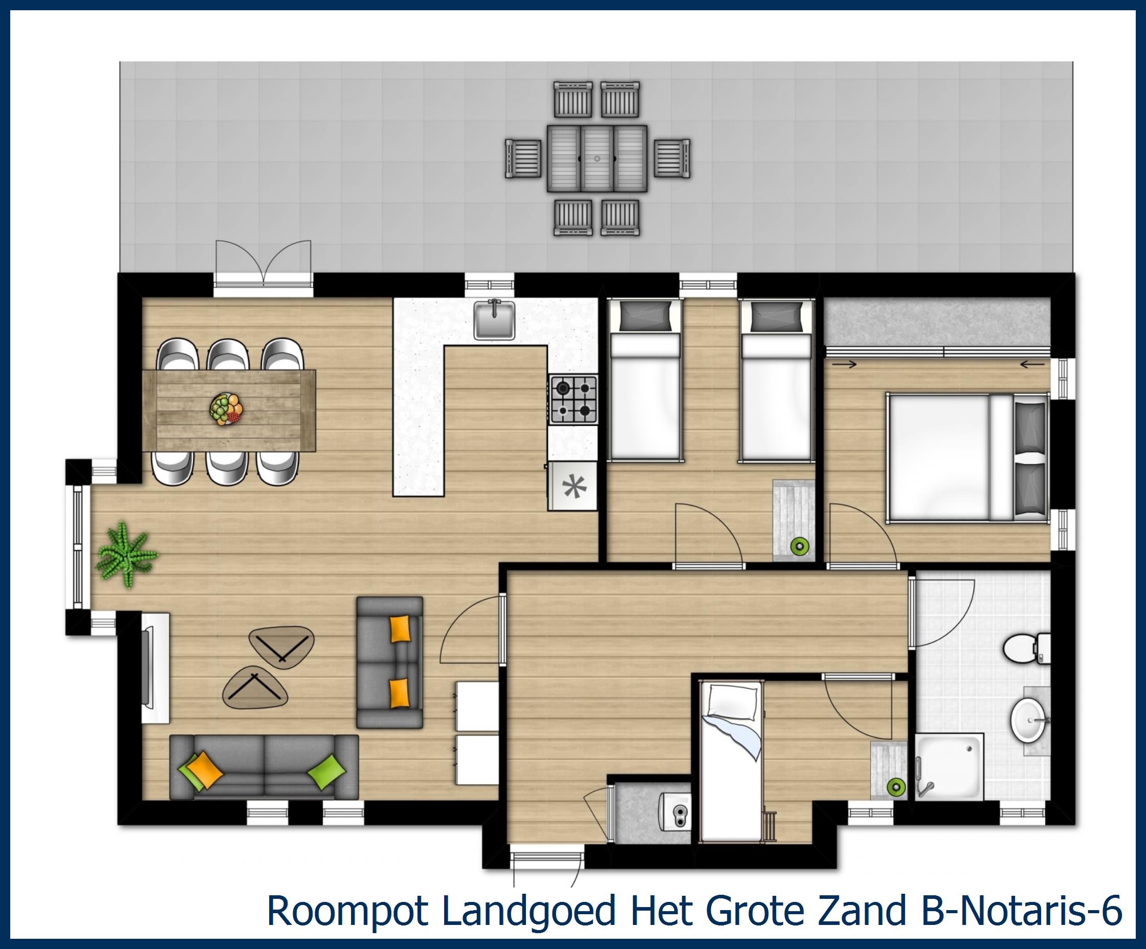 Chalet B-Notaris-6 in Het Grote Zand