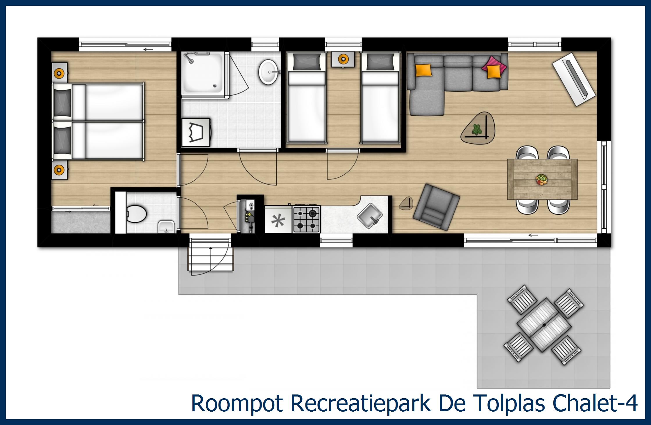 Chalet 4 in De Tolplas