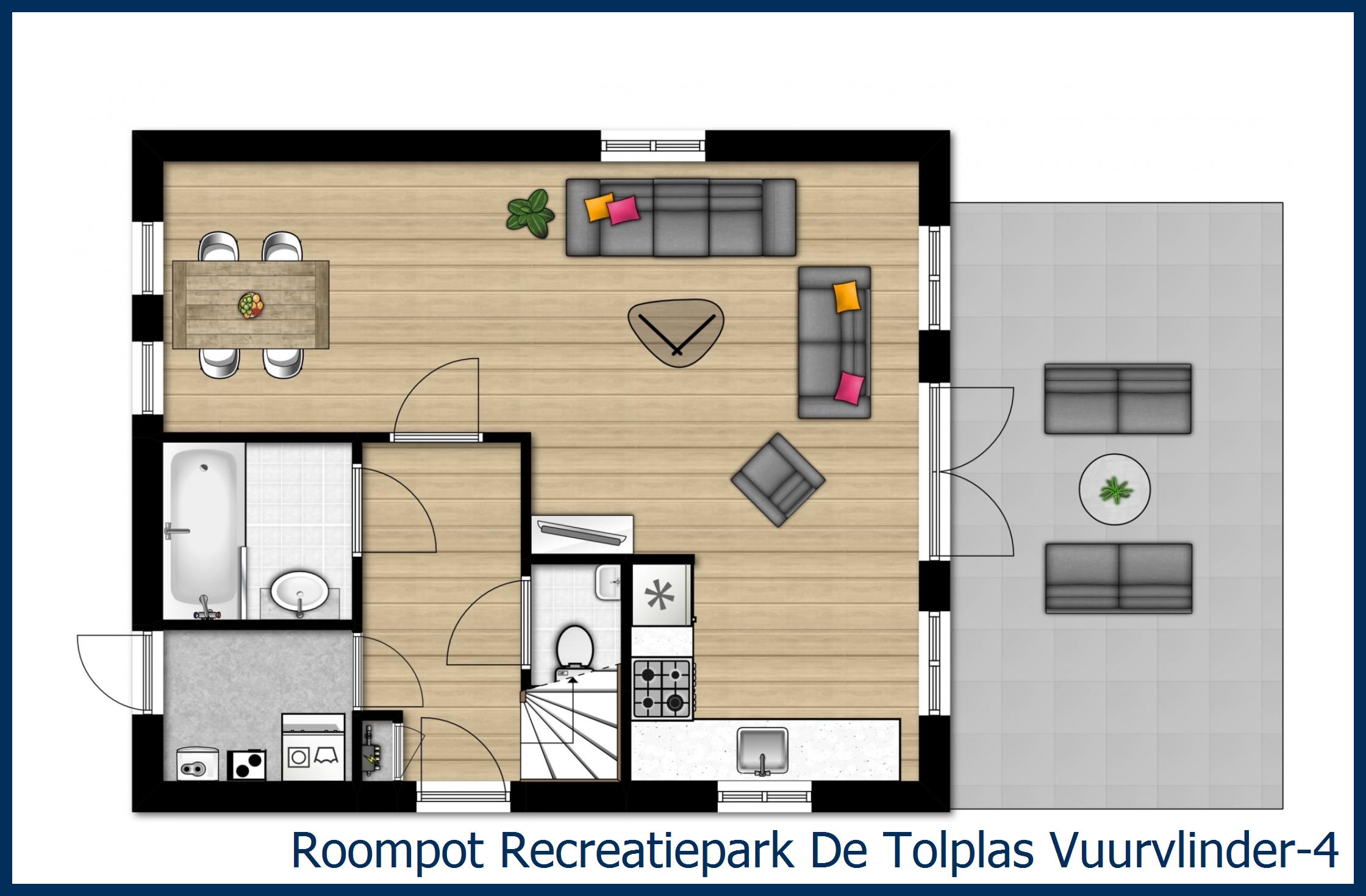 Bungalow Vuurvlinder-4 in De Tolplas