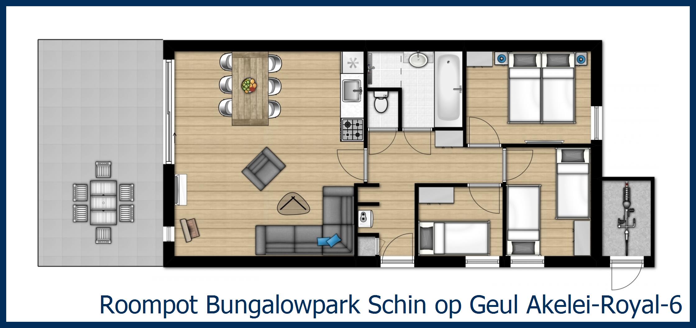 Bungalow Akelei-Royal-6 in Schin op Geul