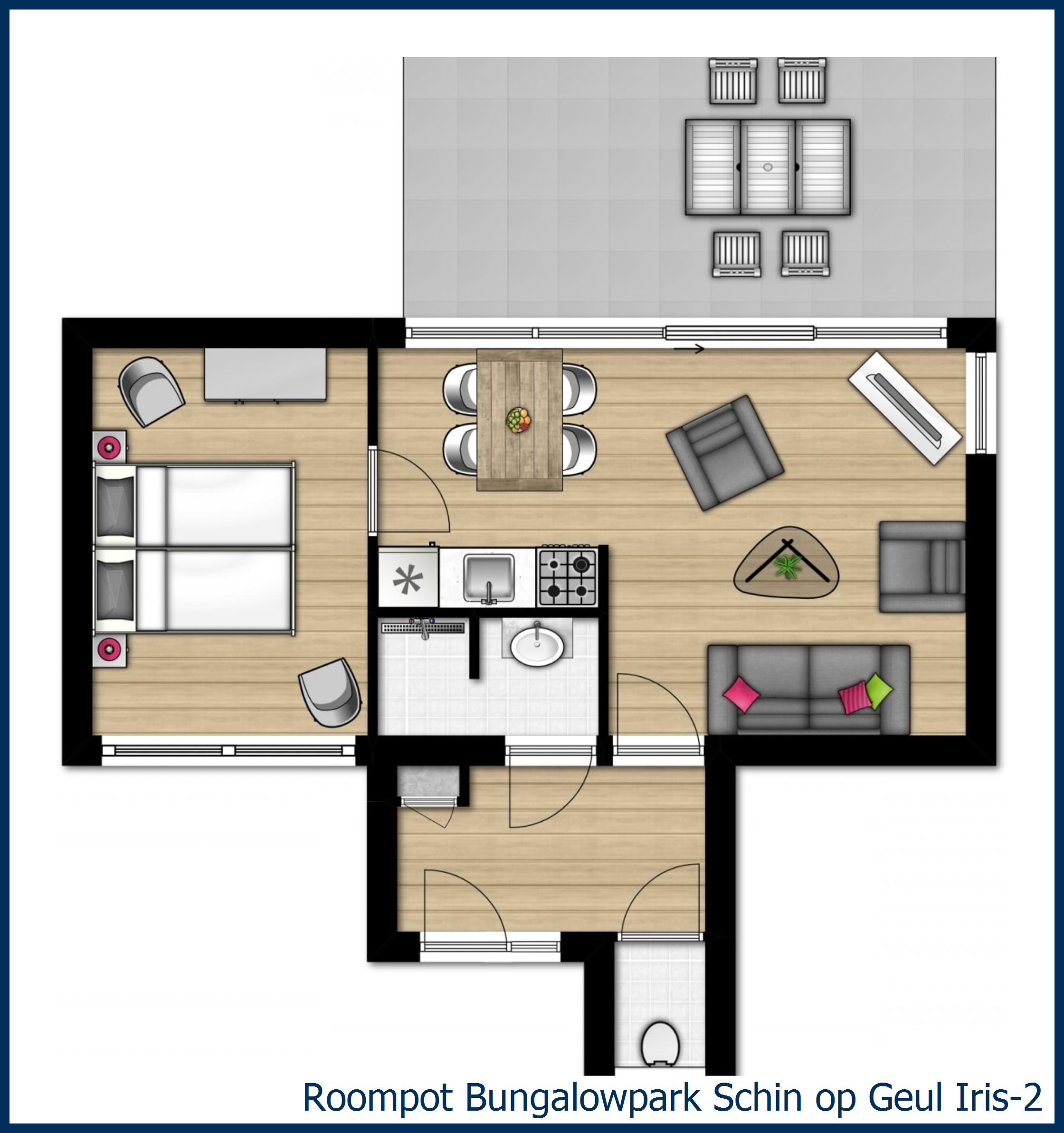 Bungalow Iris-2 in Schin op Geul
