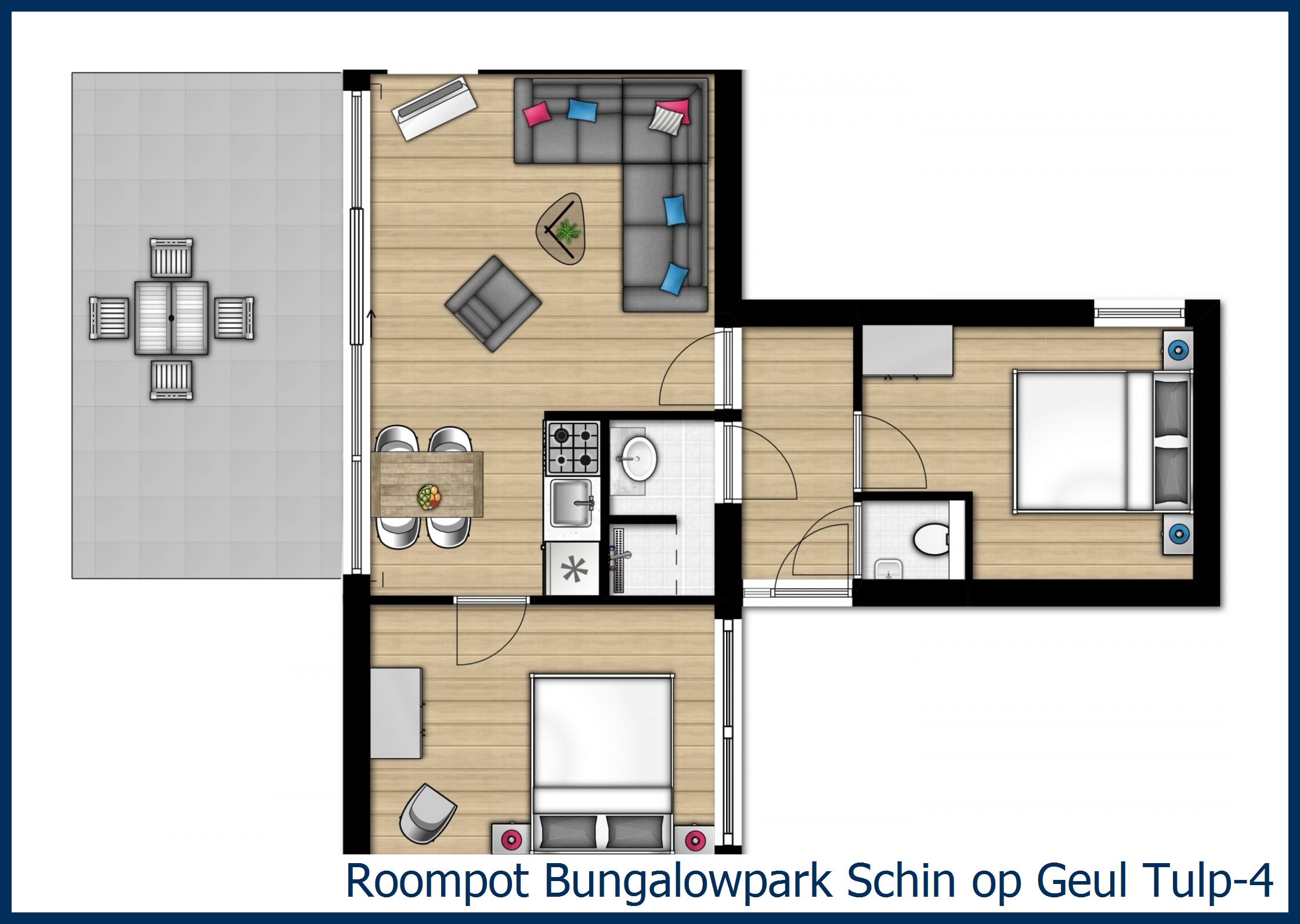 Bungalow Tulp-4 in Schin op Geul