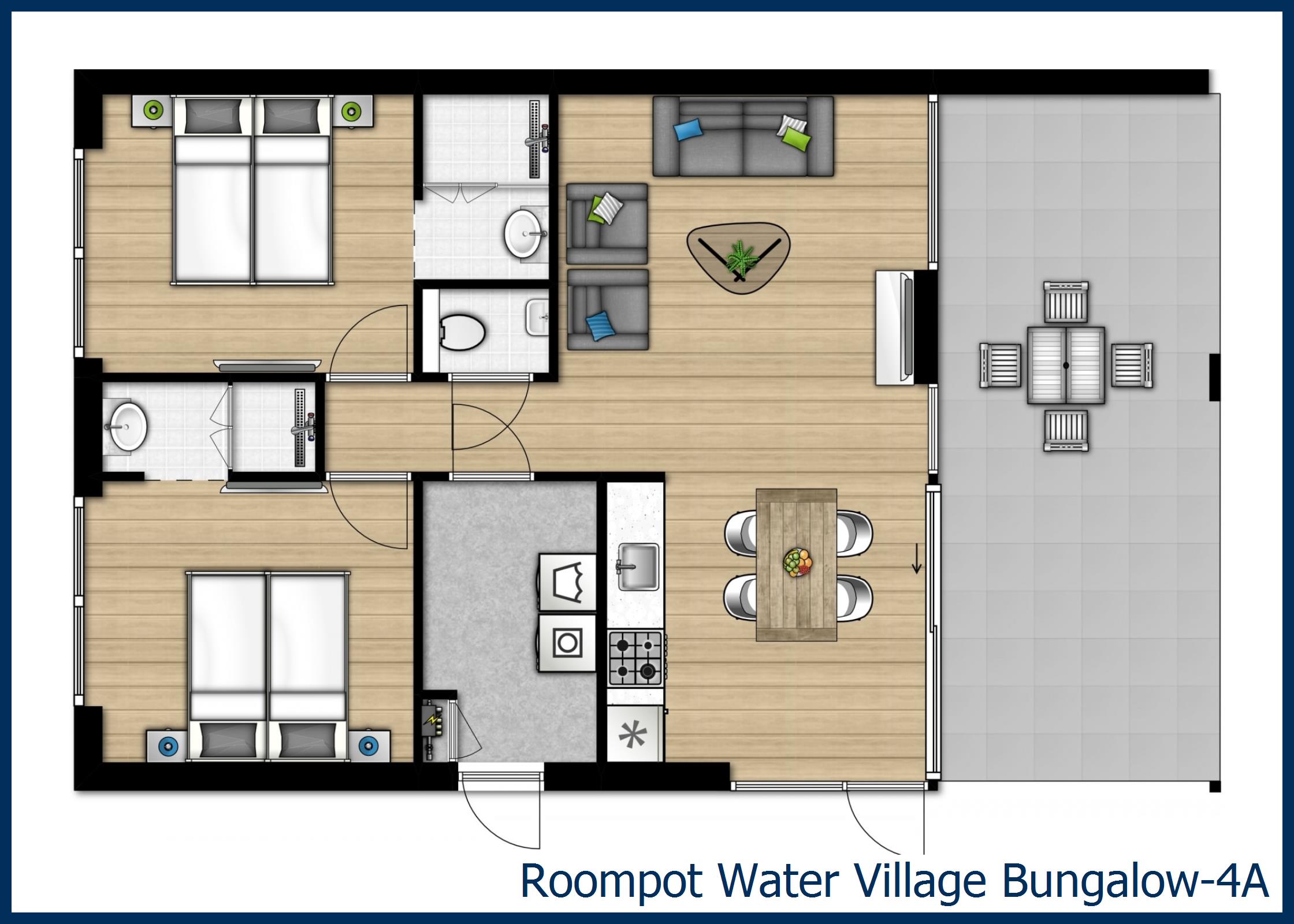 Bungalow 4A in Water Village