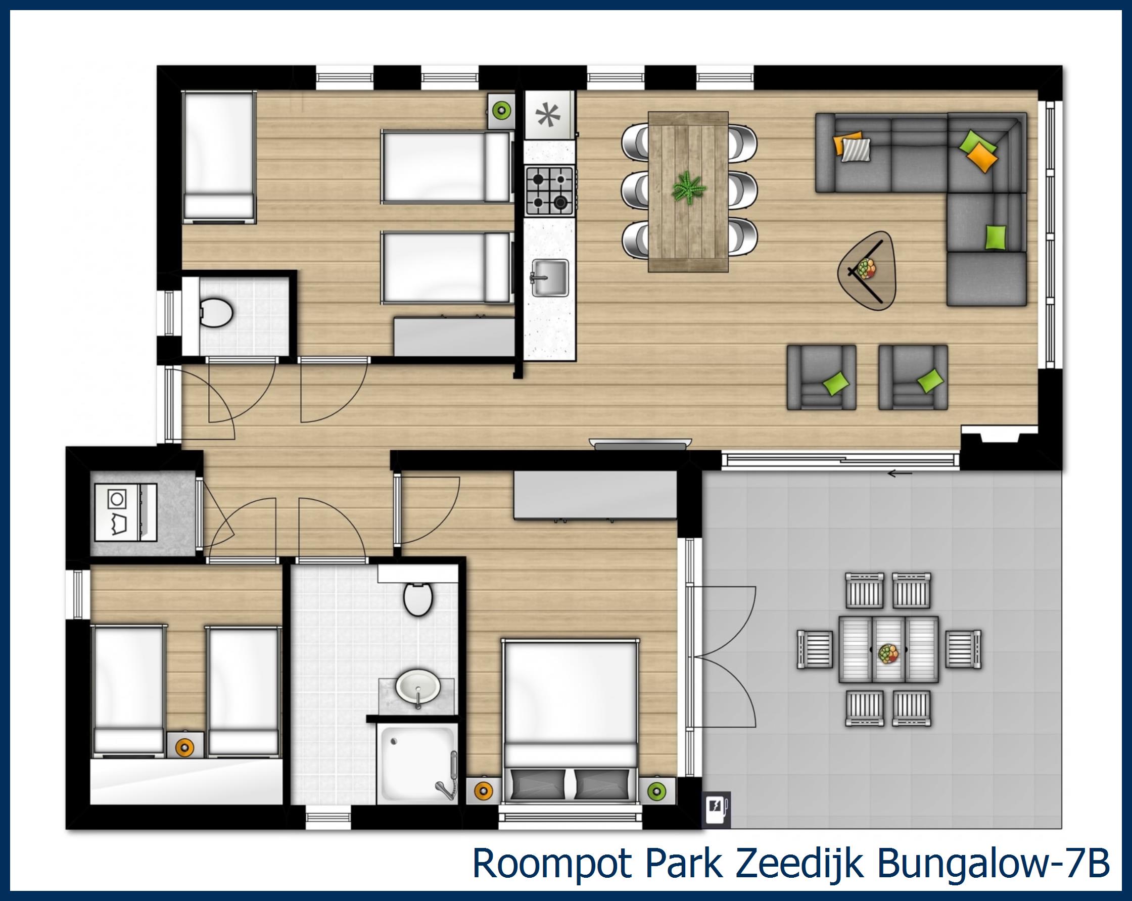 Bungalow 7B in Park Zeedijk