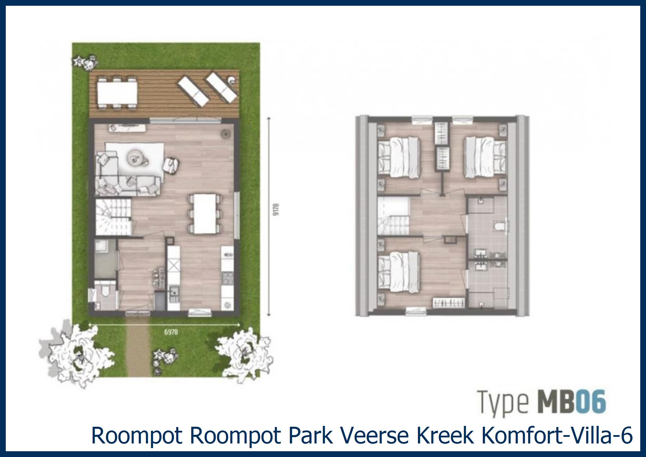 Villa Komfort-Villa-6 in Park Veerse Kreek